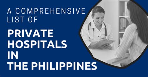 private hospital network philippines|An Expat’s Guide to Private Hospitals in the Philippines.